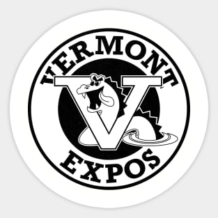 Defunct Vermont Expos Minor League Baseball 1993 Sticker